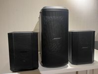 Bose komplett PA 2 st S1 PRO system + Bose SUB 1