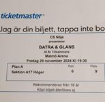 Biljett till Batra och Glans 