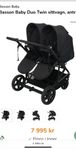 Basson Baby Twin Duo - syskon/tvillingvagn