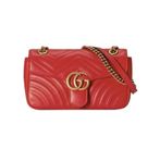 GUCCI GG MARMONT MINI RÖD