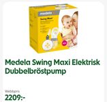 medela swing maxi dubbel elektriskbröstpump