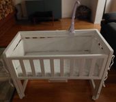 Troll Bedside Crib, Vit