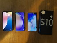 iPhone 14 pro max, Samsung Galaxy A54, Samsung Galaxy S10+