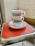 Retro Vintage Cafe au lait Arcopal Frankrike 1980-tal