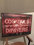 Poster ”Cocktails and dinners”