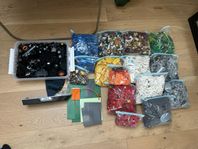 22kg Lego färgsorterat, Ninjago, Minecraft mm