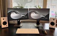 2st Dell 24" UltraSharp U2419H, säljes i par för 950 kr/st