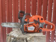 Husqvarna och Stihl motorsåg