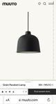 Ny Muuto Grain taklampa, svart