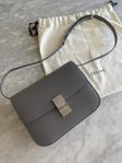 CELINE Box Bag Medium Grey/Silver hardware