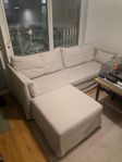 Soffa, IKEA Sandbacken, 3-sits soffa med schäslong