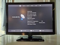 24 tum LED TV med inbyggd DVD-spelare (Knappt använd)