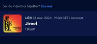 1 biljett till jireel