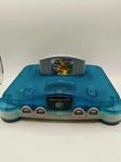 Nintendo 64 Konsol Clear Blue Funtastic PAL