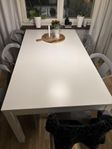 BJURSTA köksbord/matbord i vitt från Ikea 