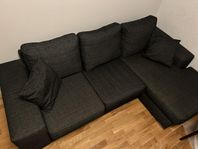 Soffa 3-sits med divan 