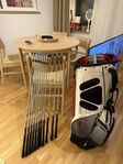 Titleist 714CB, Nike golfbag, Nike wedge 52,56,60