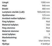 Rullvagn industriell