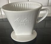 Melitta 103 Kaffefilter Porslin 3 hål