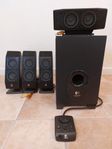 LOGITECH X-540 5.1 SURROUND SOUND SYSTEM MED SUBWOOFER