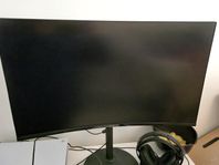 curved acer 32" skärm 