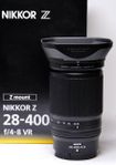 Nikon superzoom Z 28-400 f/4-8 VR helt ny