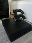 Ps4 pro + laddningsstativ för kontroller