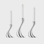 Georg Jensen; Cobra Ljusstake 3-pack