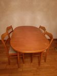 Vintage matgrupp teak, Bertil fridhagen Bodafors 