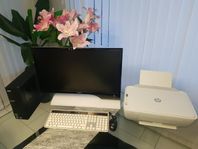 PC , Monitor , Skrivare , Tangentbord , Mos