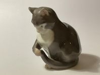 Figurin Royal Copenhagen  Katt 10 cm hög