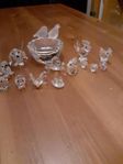 14 st fina Swarovski krisallfigurer