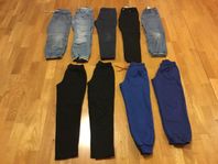 Byxor(jeans, mjukis, chinos) strl 122/128