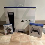 Playstation 5 (PS5) 2,8TB + Extra Handkontroll