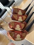 Persimmon woods från 60-70 talet.  1,2,3,4 Wood. 