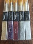 5 Glitter i olika färger" Hot Makeup" 100kr