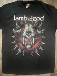 Helt ny, officiell Lamb Of God t-shirt i Small