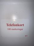 Kriminalvården telefonkort 100 markeringar