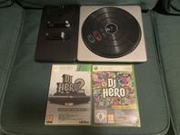 DJ Hero 1, 2 + Kontroll (för Xbox 360