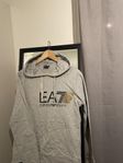 Ljusgrå Emporio Armani (EA7) hoodie