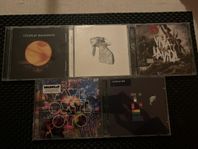 5 CD-skivor med Coldplay