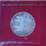 100 kronor Minnesmynt 1983