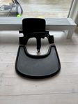 Stokke babyset med bricka svart 