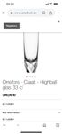 Orrefors crystal glas