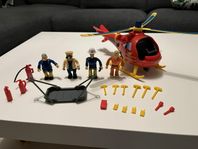 Brandman Sam helikopter plus figurer