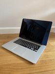 MacBook Pro (15-inch, Mid 2015) 16GB RAM, köpt ny i 2017