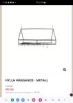 HYLLA HÄNGANDE - METALL