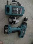 Makita med extra batteri