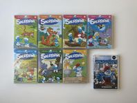 8 st DVD-filmer Smurfarna 