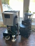 Gaggia Classic + Gaggia MDF kvarn